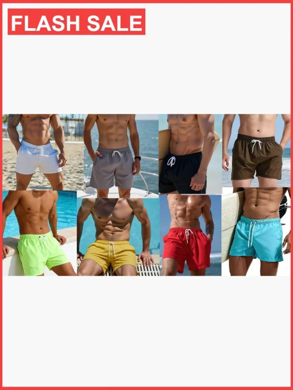 Men's Quick Dry Swim Trunks 5